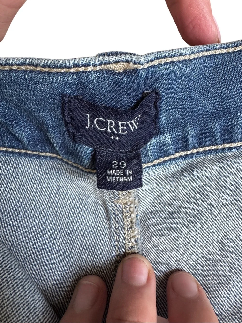 NWT J.Crew Denim High Rise Stretch Jean Shorts Size 29